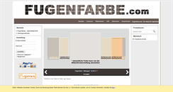 Desktop Screenshot of fugenfarbe.com